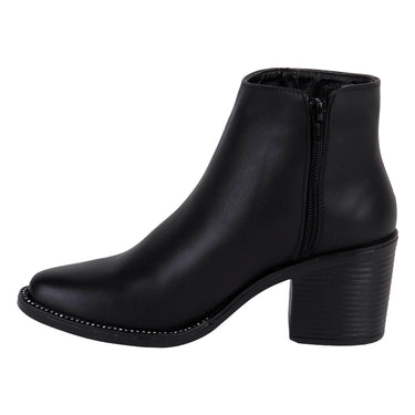Botines Casuales Fratello Color Negro Para Mujer 5522