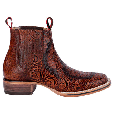 Botines Vaqueros Fratello Color Coñac Para Hombre 0380 Botín