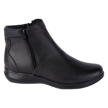 Fratello Botín Casual De Piel Color Negro Para Mujer 1017
