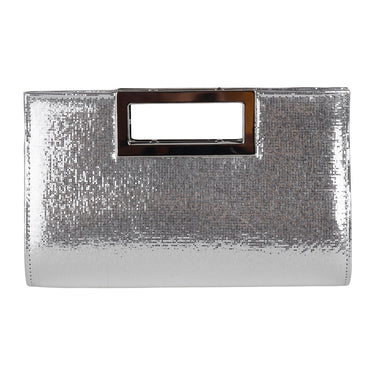 Bolso de Mano Fratello Color Plateado para Mujer MD-6290