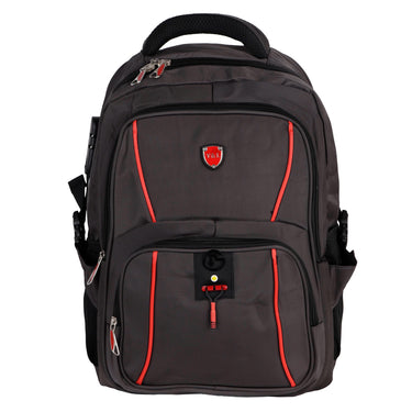 Mochila Escolar Fratello Unisex Yl18925 Can Gris Liso