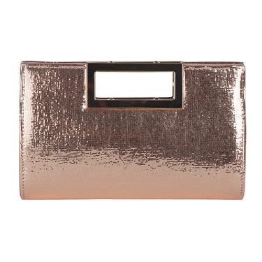Bolso de Mano Fratello Color Oro Rosado para Mujer MD-6290