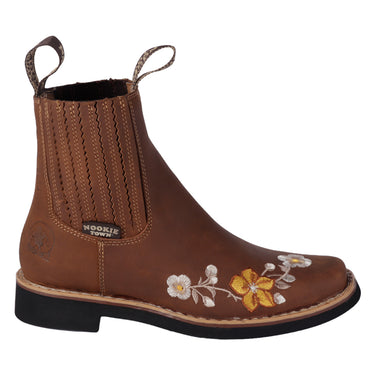 Botines Vaqueros Craizy Tan Fratello Para Mujer 0296-f2