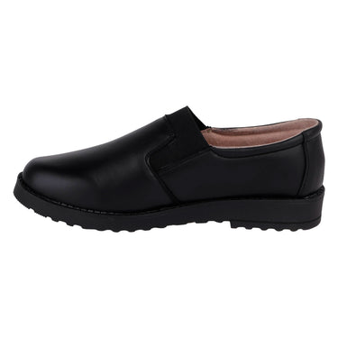 Zapato Confort De Piel Fratello Color Negro Para Mujer 0400