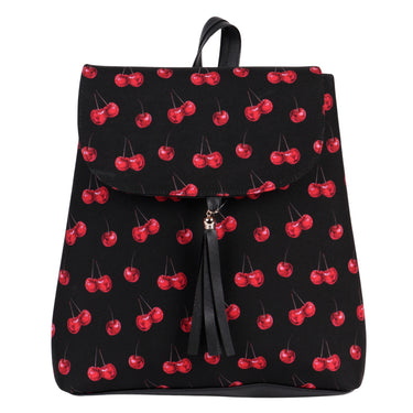 Mochila Negra Para Fratello Dama 0m10 Cerezas Negro Cerezas