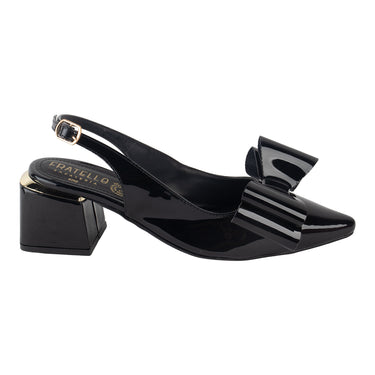 Zapatillas de Charol Fratello Color Negro para Mujer 0557
