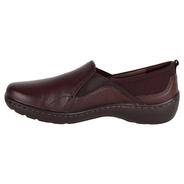 Zapato Confort De Piel Flexi Color Café Para Mujer 138104