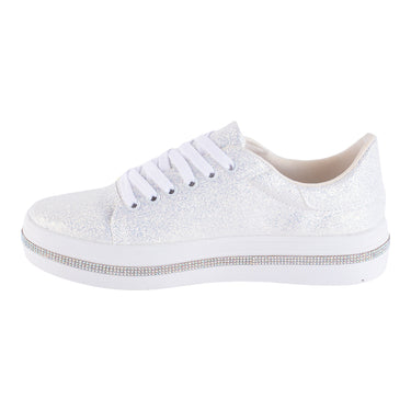 Tenis Casuales Fratello Color Plata para Mujer 0984