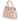 Bolso Tote Fratello Color Nude Para Mujer Bn103 Grab Nude Floreado Níquel