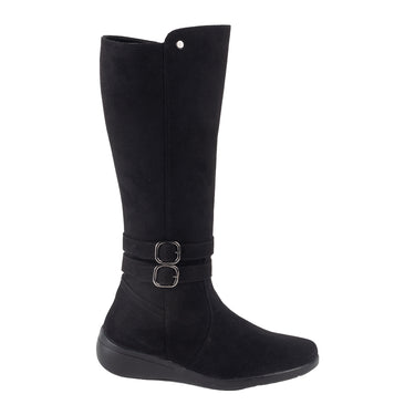 Botas Casuales de Tubo Alta Fratello Color Negro para Mujer 9502