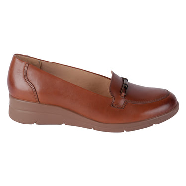 Flexi Zapatos Confort De Piel Color Tan Para Mujer 130402