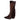 Bota Vaquera Con Flecos Maquech Color Moka Para Mujer 8025