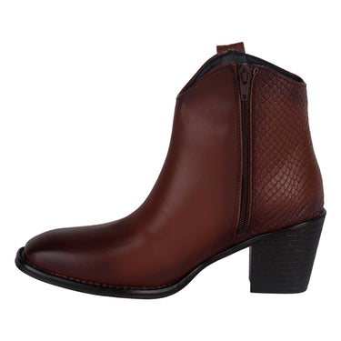 Botines Casuales Fratello Color Tan Para Mujer 0602