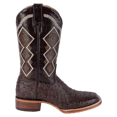 Botas Vaqueras De Piel Genuina Color Café Para Hombre 0380