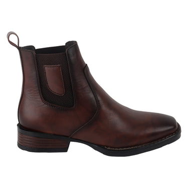 Botines Casuales Fratello de Piel Color Café para Hombre 10500