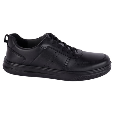 Flexi Zapato Escolar De Piel Color Negro Para Hombre 401912