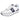 TENIS POLO HPC CABALLERO - 4154 - BLANCO GRIS MARINO - 25/29