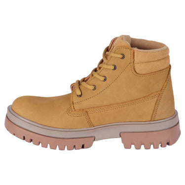 Caribu Botas Combat Color Mostaza Para Mujer 0616-t 0616-t
