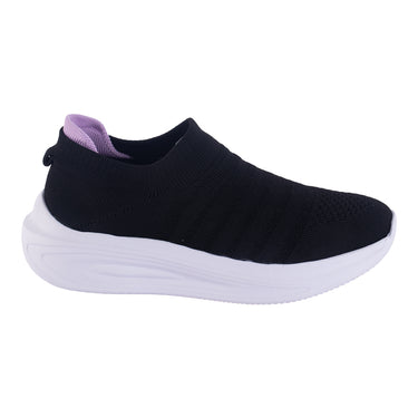 Tenis Deportivos sin Agujetas Fratello Color Negroo para Mujer 0920