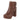 Botines Casuales de Tacón Cuadrado Alto Fratello Color Café para Mujer 0910