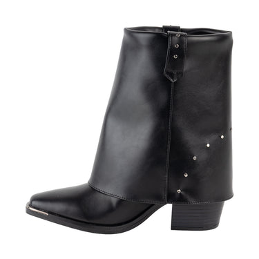 Botas Vaqueras Fratello Color Negro Para Mujer 6305