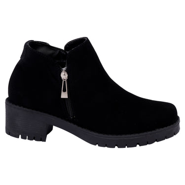 Botín Casual Fratello Color Negro Para Mujer 0660