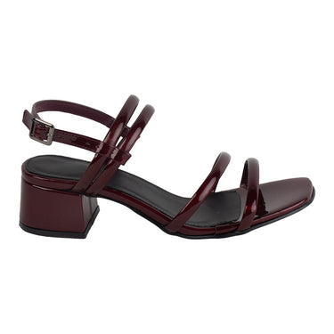 Zapatillas Abiertas Fratello Color Vino para Mujer 1371