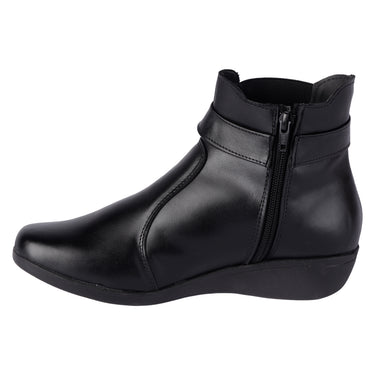 Botines Casuales Color Negro Fratello Para Mujer 1167