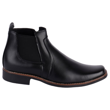 Fratello Botín Casual Color Negro De Piel Para Hombre 2010