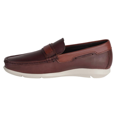 Mocasín Náutico Piel Fratello Color Café Para Hombre 8036