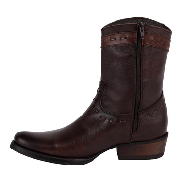 Botas Vaqueras De Piel Fratello Color Café Para Hombre 10147