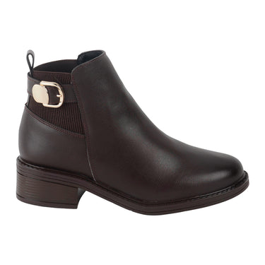 Botines Casuales Fratello Color Café para Mujer 6565