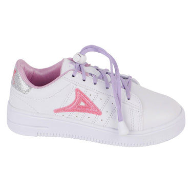 TENIS PIRMA NIÑA - 5074 - BLANCO ROSA LILA - 18/21.5