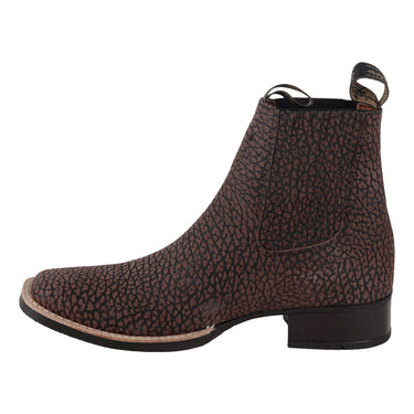 Botines Vaqueros de Piel Fratello Color Cafe para Hombre 1500