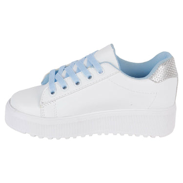 Tenis Urbanos Capibara Fratello Color Blanco En Combinación Con Azul Cielo Para Niña 0410