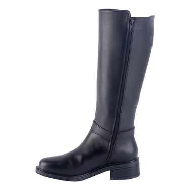 Botas Camperas de Tubo Alta Fratello Color Negro para Mujer 6031