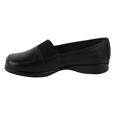 Zapato Confort de Piel Fratello Color Negro para Mujer 1301