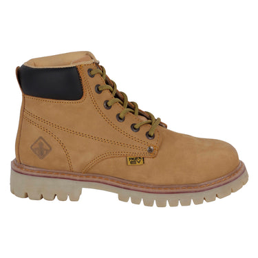 Botas Industriales con Casco de Acero en Piel Fratello Color Miel para Hombre 0036C/ACERO