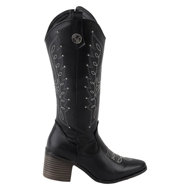 Botas Vaqueras Fratello Color Negro para Mujer 2040