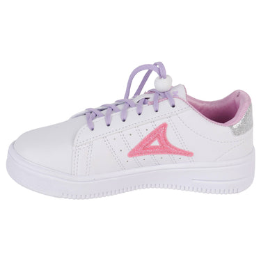 TENIS PIRMA NIÑA - 5074 - BLANCO ROSA LILA - 18/21.5