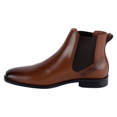 Botín Casual Mariscal Piel Color Cafe Para Hombre 8488