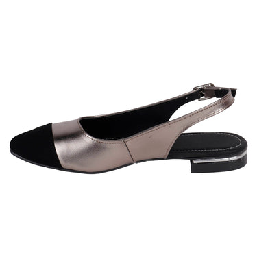 Flats Destalonados Fratello Color Inox Para Mujer 6012