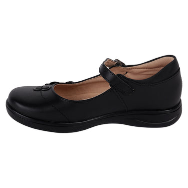 Zapatos Escolares De Piel Color Negro Yuyin Para Niña 25472