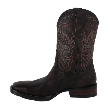 Botas Vaqueras Fratello Color Café de Piel para Hombre 10506