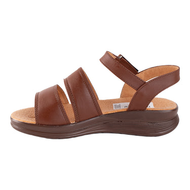 Sandalias Casuales Fratello Color Café Para Mujer 0841