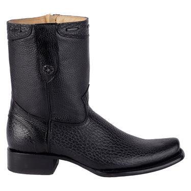 Botas Vaqueras Color Negro Fratello Para Hombre Franco