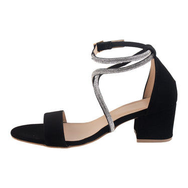 Zapatillas Abiertas Fratello Color Negro para Mujer 0884 PIEDRA