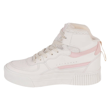 Tenis De Bota Urbanos Fratello Color Latte En Combinación Con Rosa Para Mujer 2093