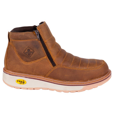 Bota De Trabajo Pma Color Miel Para Hombre 0570 S/weves