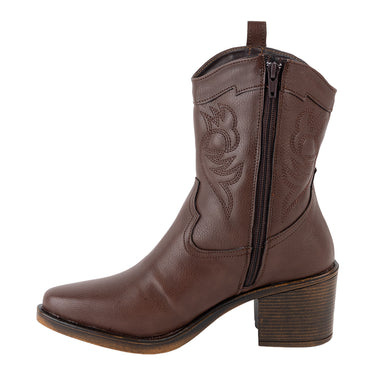 Botas Vaqueras Fratello Color Café Para Mujer 0124
